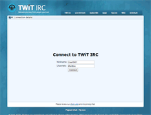 Tablet Screenshot of irc.dslextreme.com